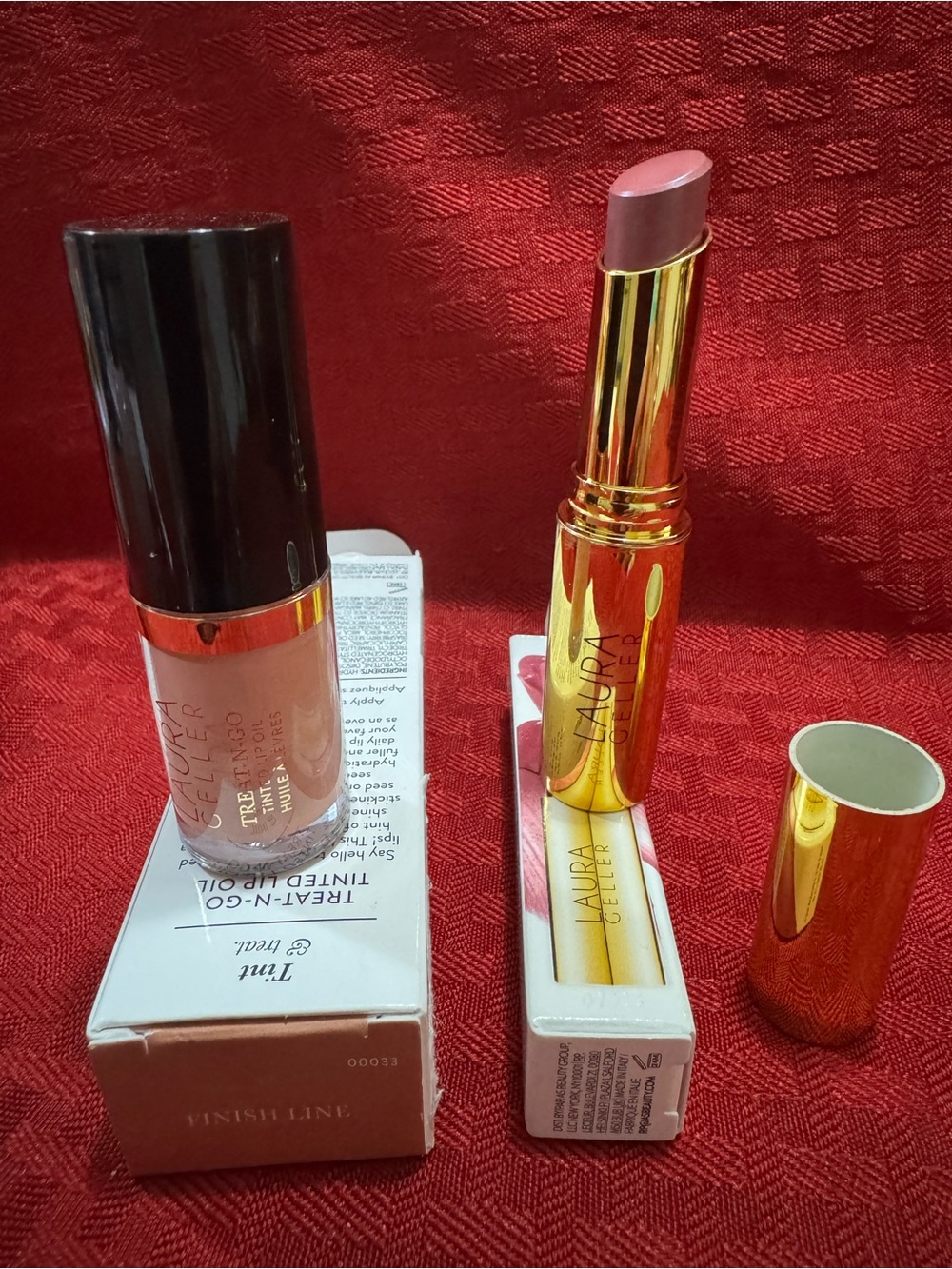 Laura Geller Tinted Lip Oil & Jelly Balm Duo in Rose - Picture 3 of 6